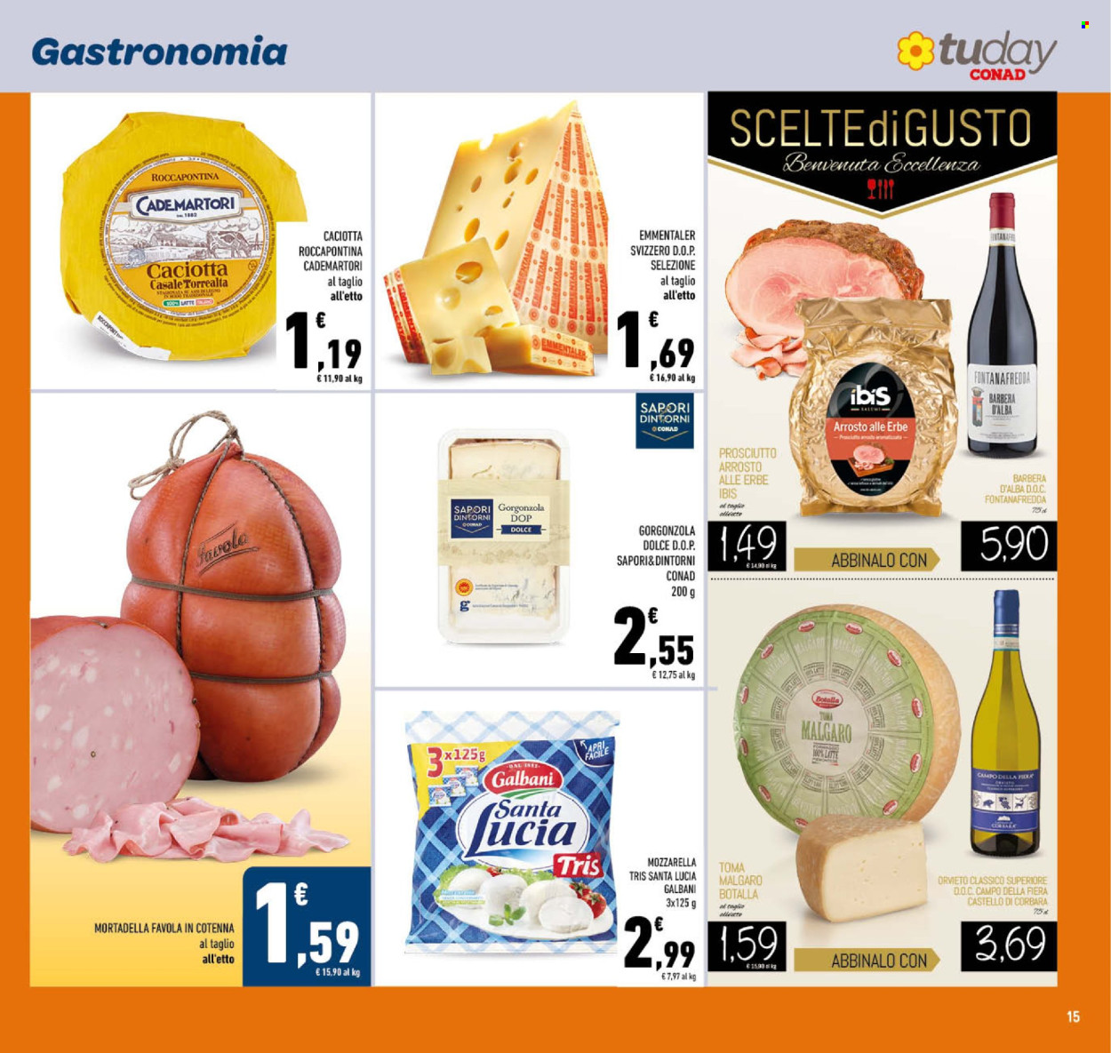 Leták TuDay Conad - 25.9.2024 - 1.10.2024. Strana 15