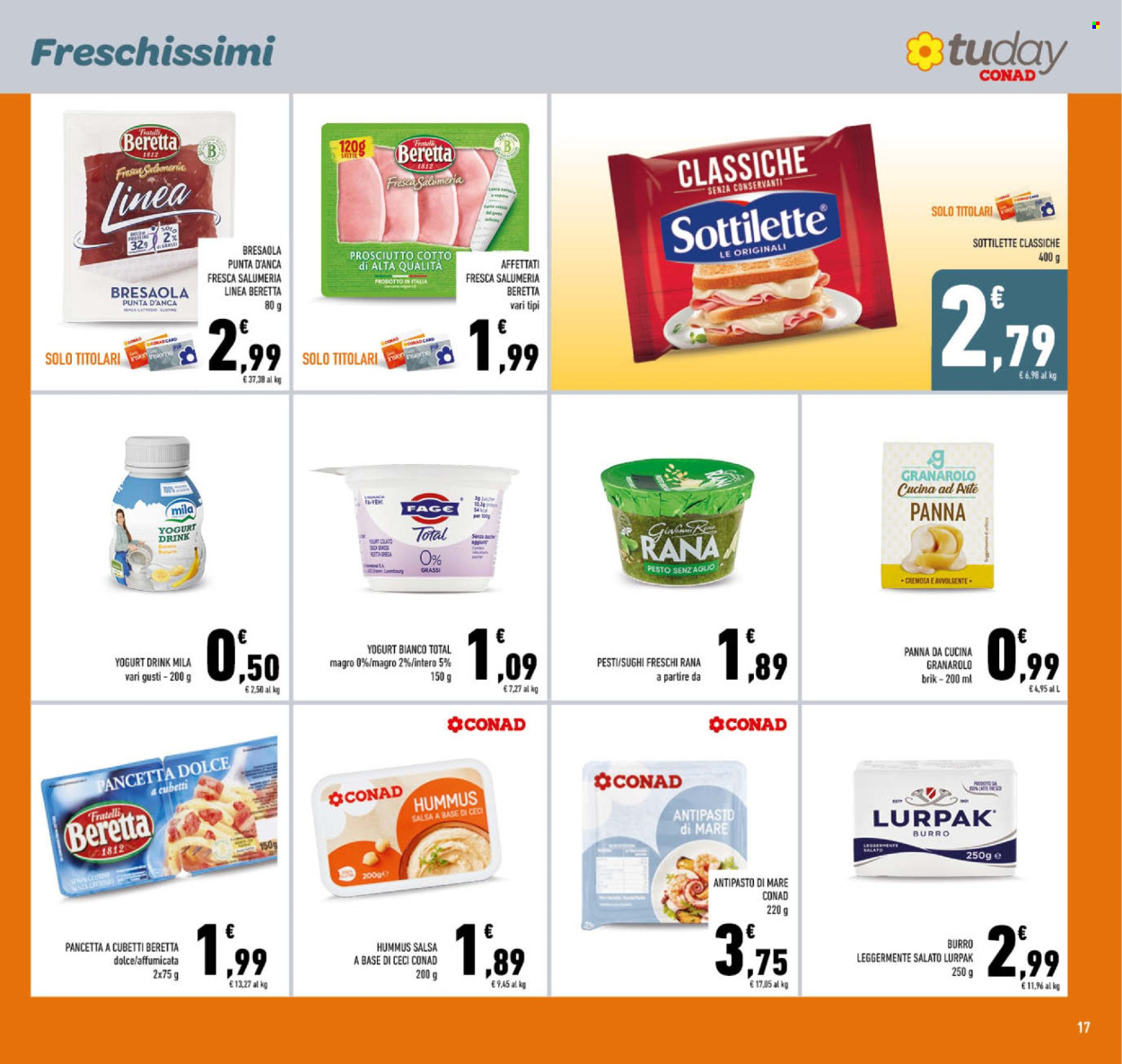 Volantino TuDay Conad - 25/9/2024 - 1/10/2024. Pagina 17