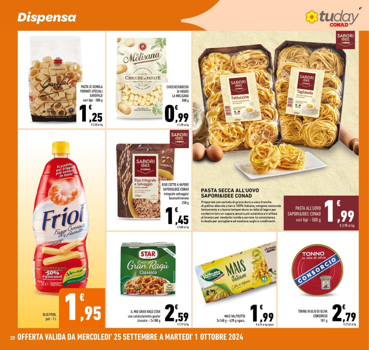 Volantino TuDay Conad - 25/9/2024 - 1/10/2024. Pagina 20