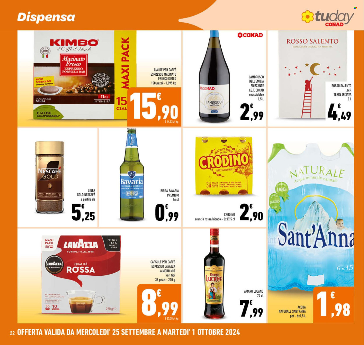 Volantino TuDay Conad - 25/9/2024 - 1/10/2024. Pagina 22