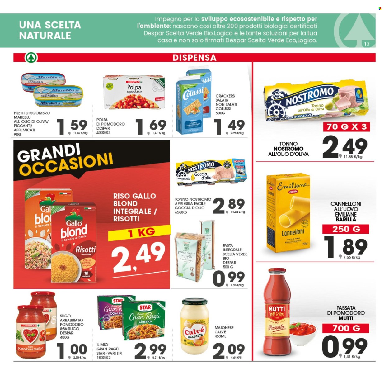 Volantino Eurospar - 23/9/2024 - 2/10/2024. Pagina 13