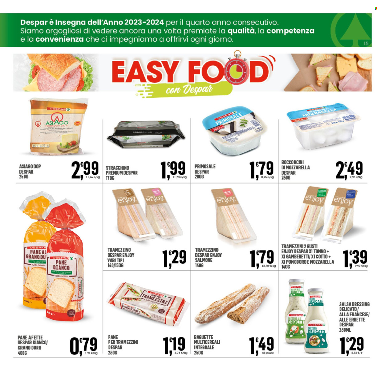 Leták Eurospar - 23.9.2024 - 2.10.2024. Strana 15