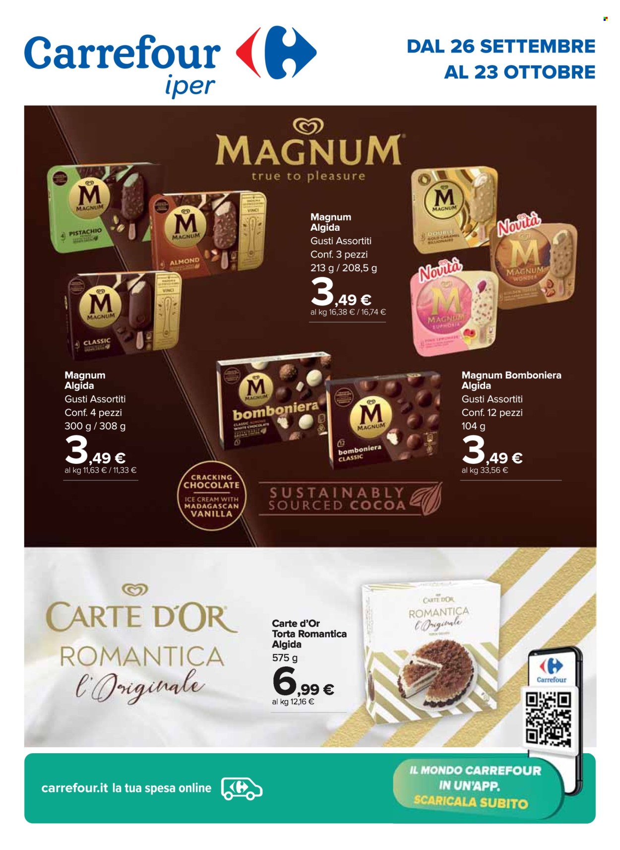 Volantino Carrefour - 26/9/2024 - 23/10/2024. Pagina 1