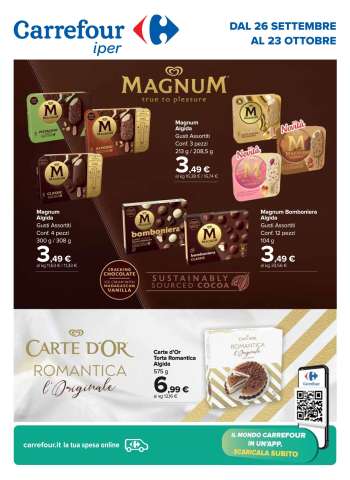 Volantino Carrefour - 26/9/2024 - 23/10/2024.