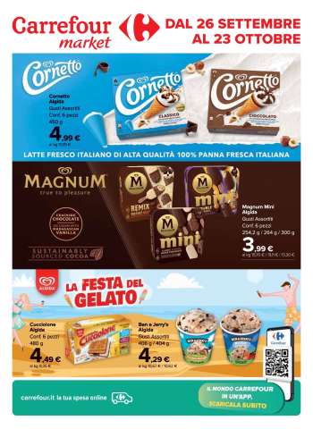 Volantino Carrefour - 26/9/2024 - 23/10/2024.