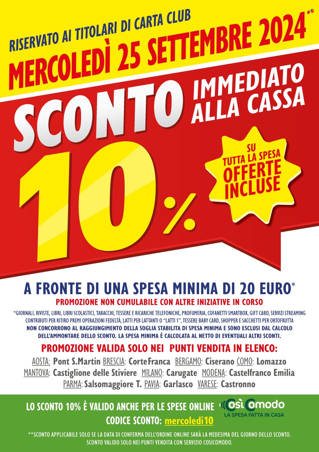 Volantino Famila - 25/9/2024 - 25/9/2024. Pagina 2