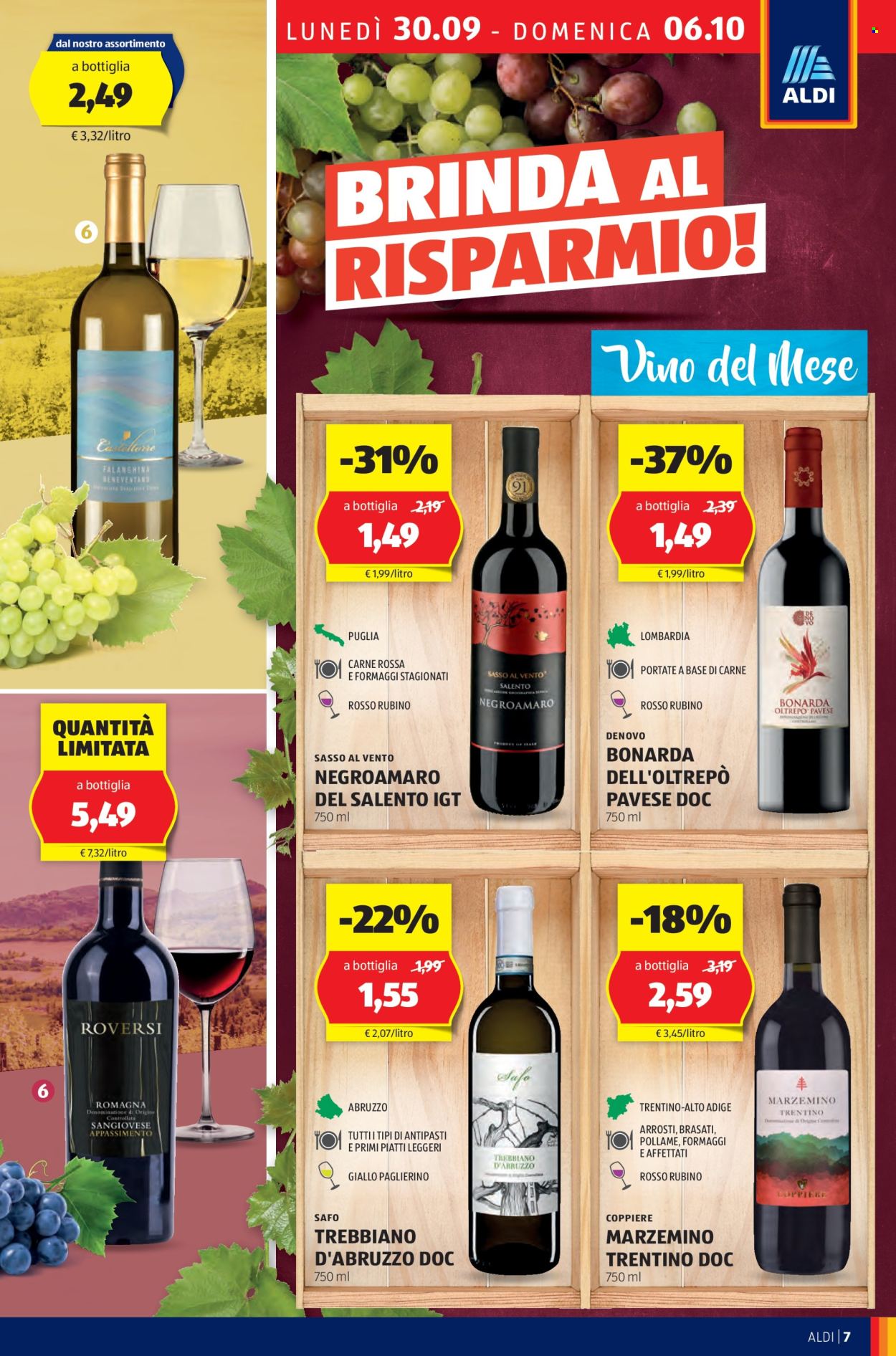 Volantino Aldi - 30/9/2024 - 6/10/2024. Pagina 7