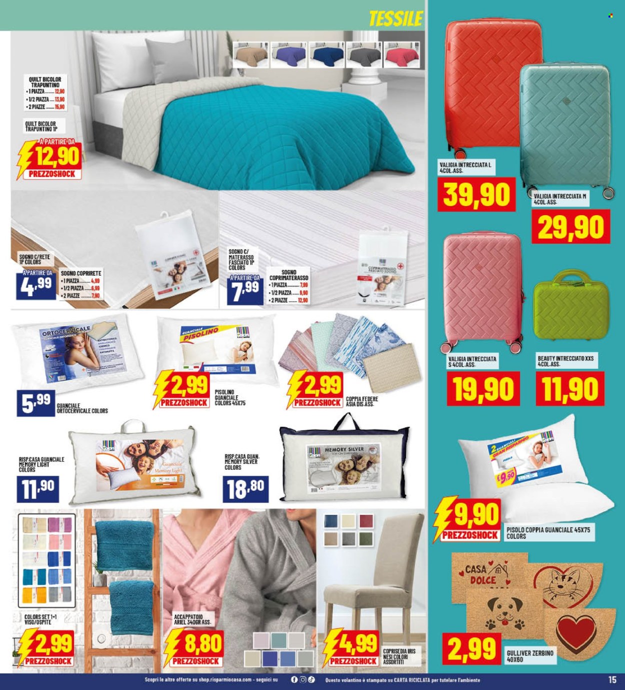 Volantino Risparmio Casa - 25/9/2024 - 12/10/2024. Pagina 15