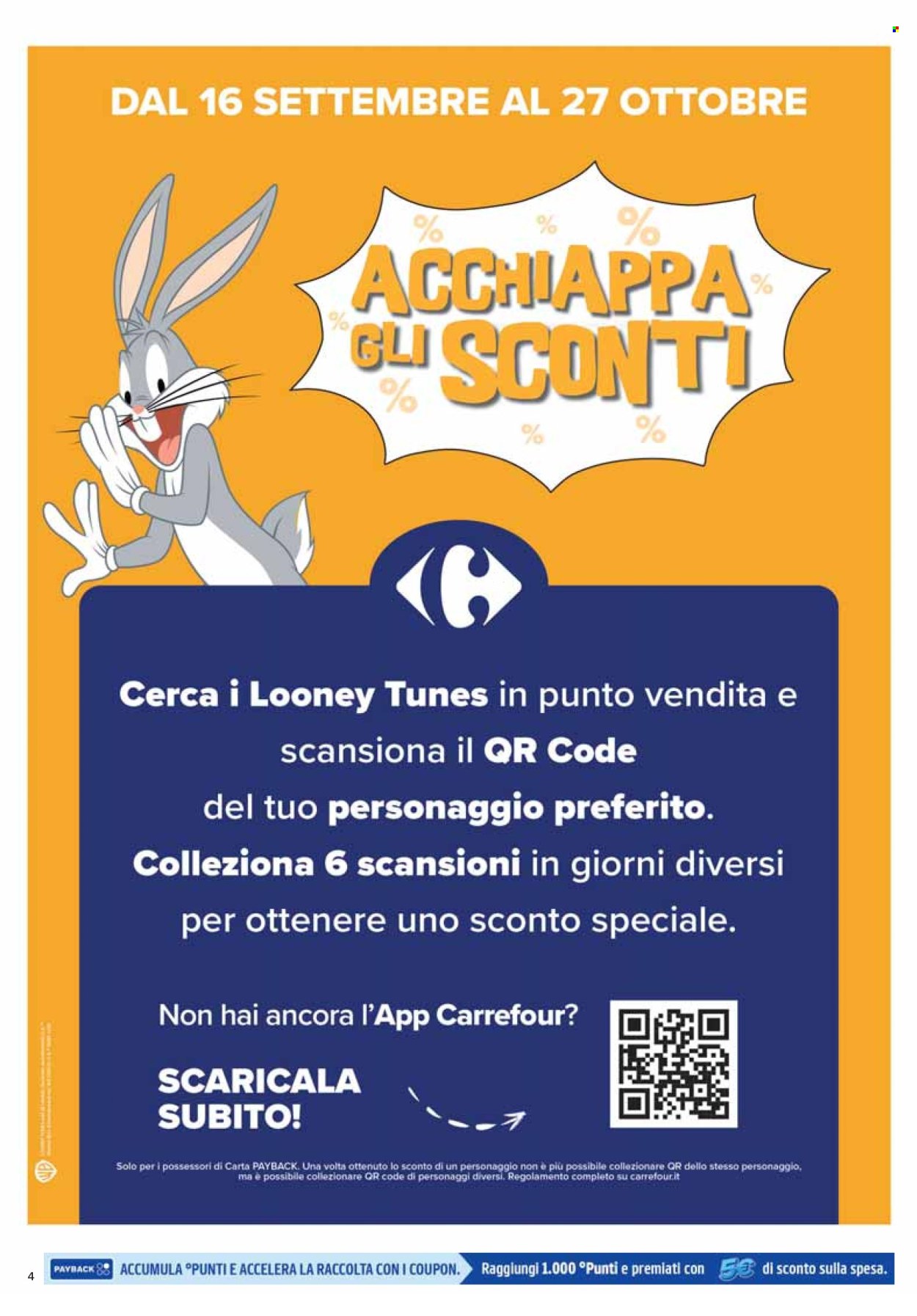 Volantino Carrefour - 26/9/2024 - 10/10/2024. Pagina 4
