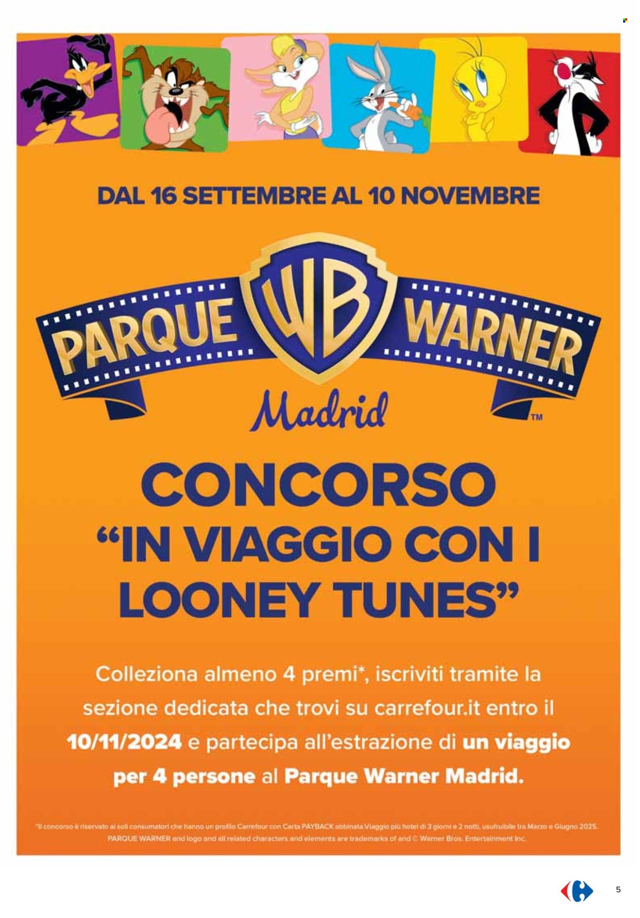 Volantino Carrefour - 26/9/2024 - 10/10/2024. Pagina 5
