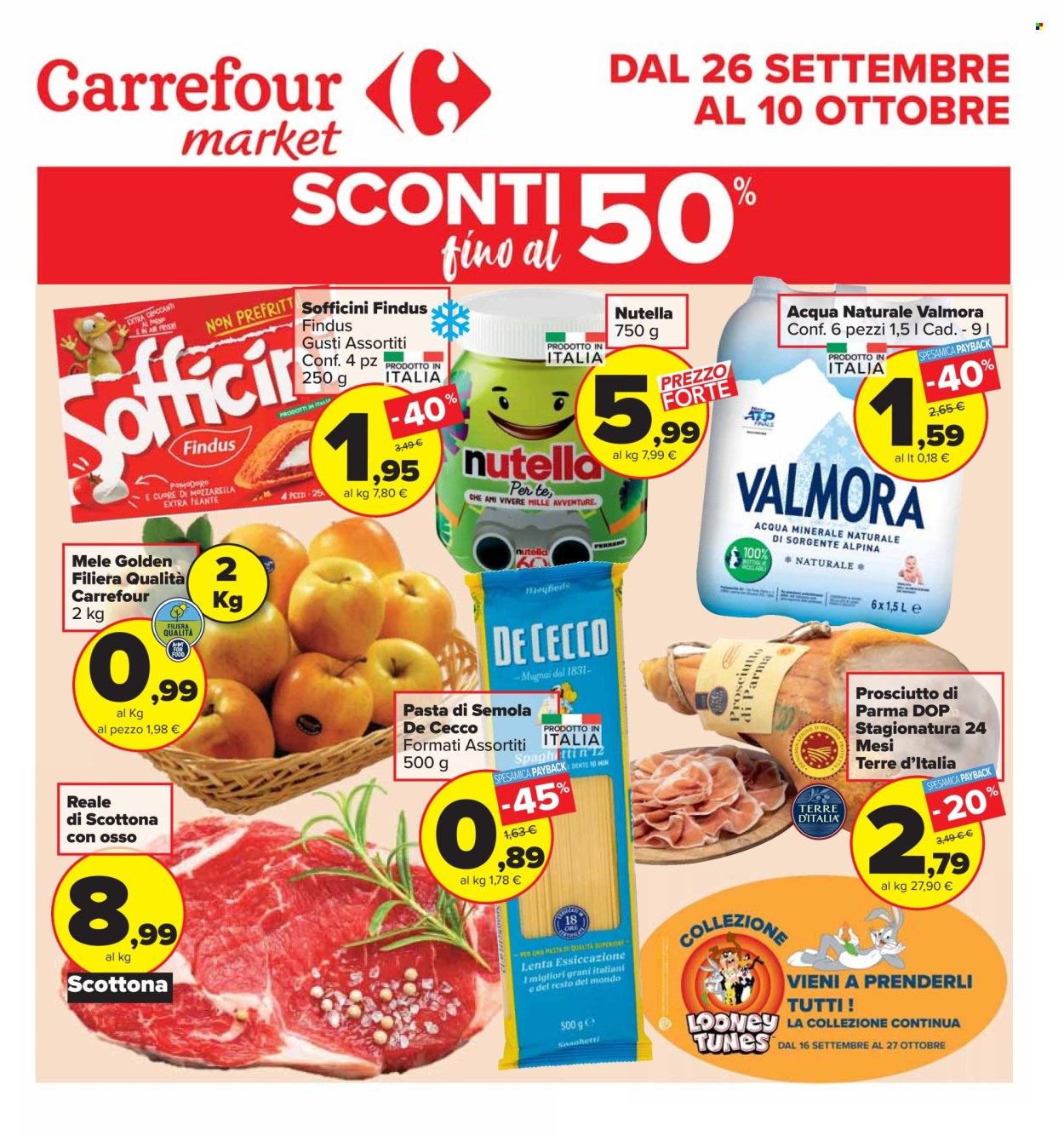 Volantino Carrefour - 26/9/2024 - 10/10/2024. Pagina 1