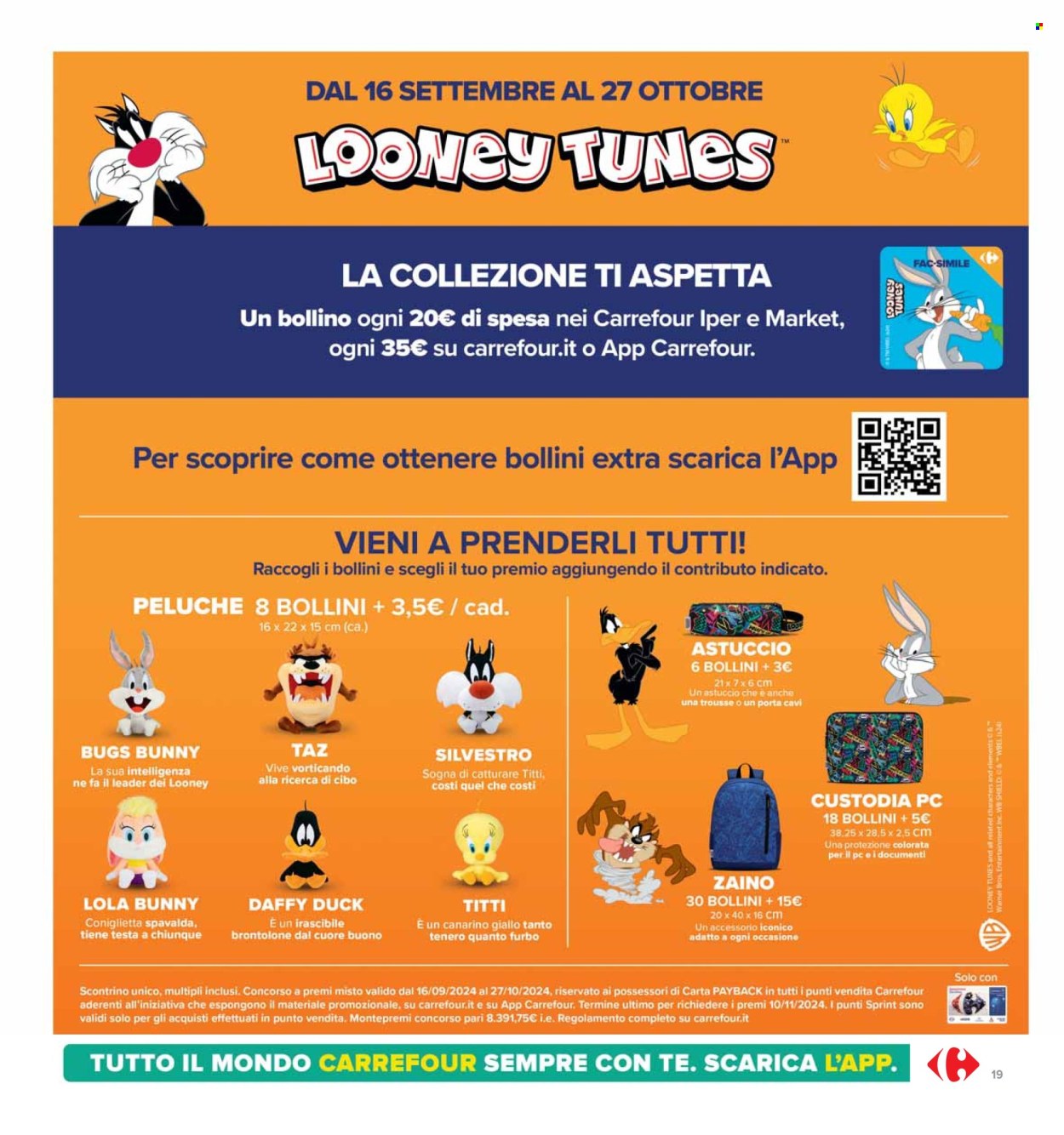 Volantino Carrefour - 26/9/2024 - 10/10/2024. Pagina 19