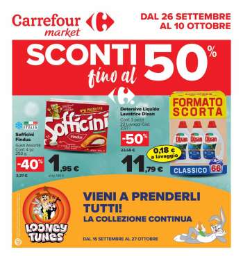 Volantino Carrefour - 26/9/2024 - 10/10/2024.