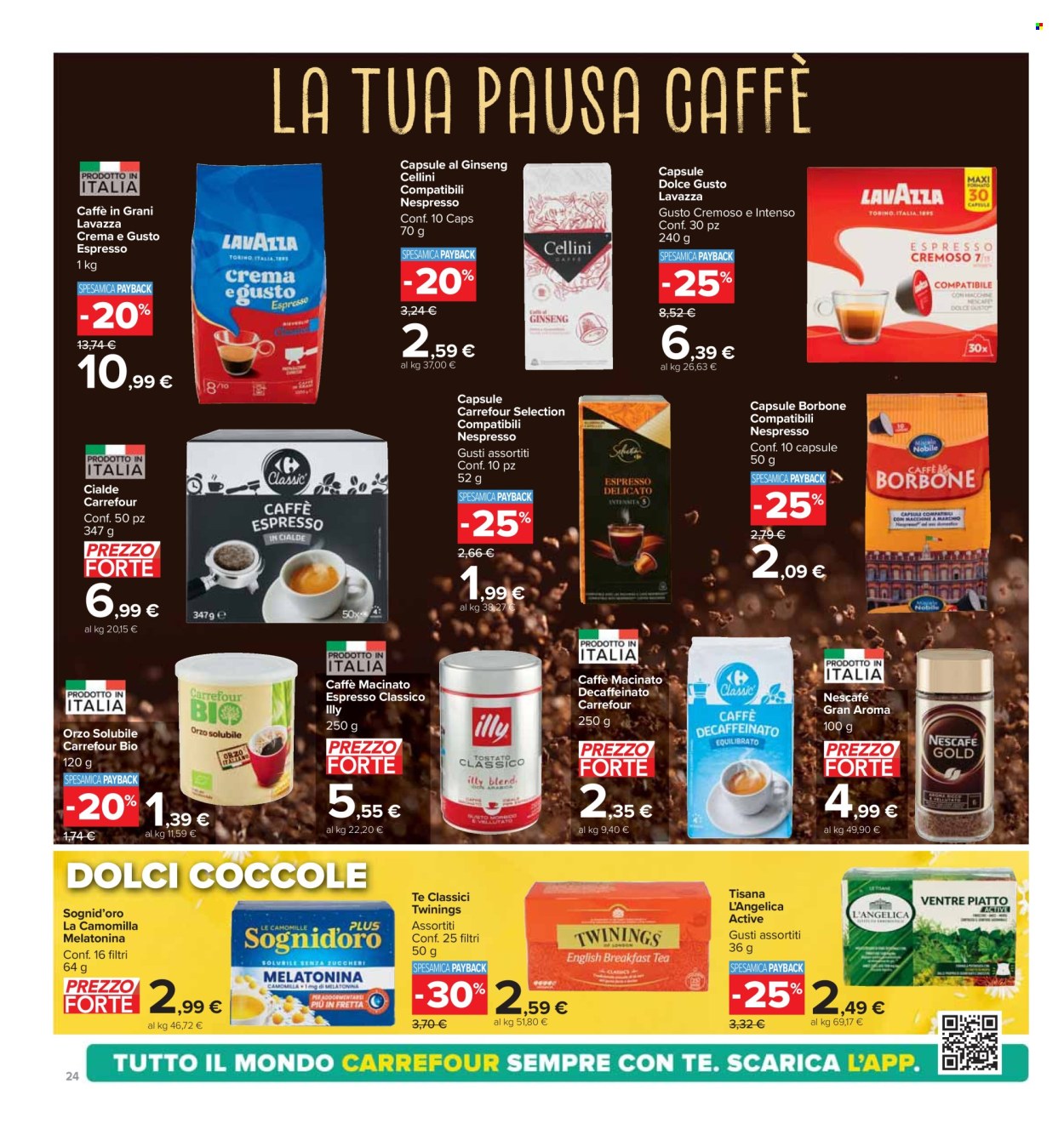 Volantino Carrefour - 26/9/2024 - 10/10/2024. Pagina 24