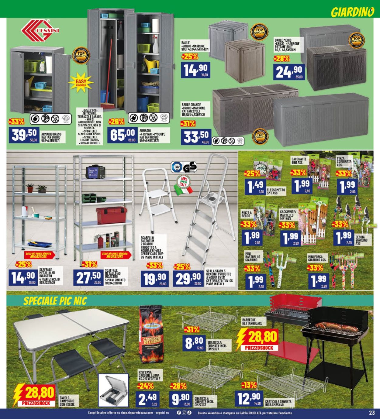 Leták Risparmio Casa - 26.9.2024 - 12.10.2024. Strana 23