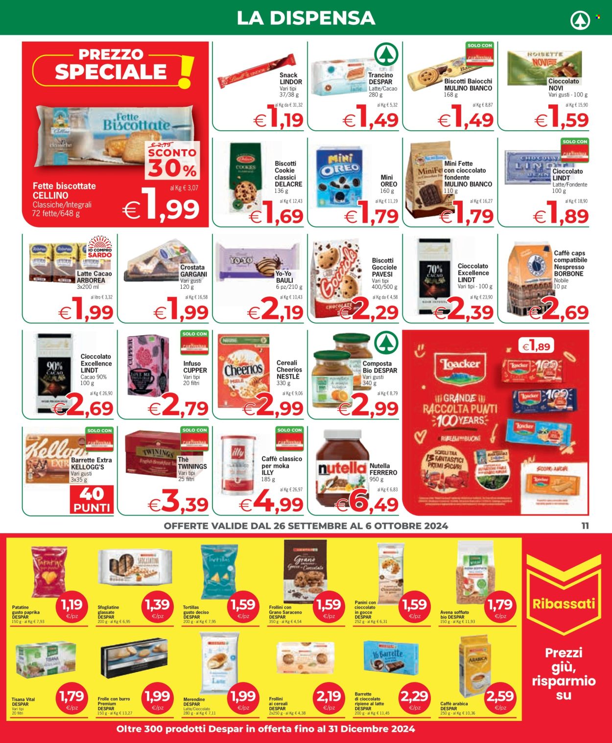 Volantino Despar - 26/9/2024 - 6/10/2024. Pagina 11