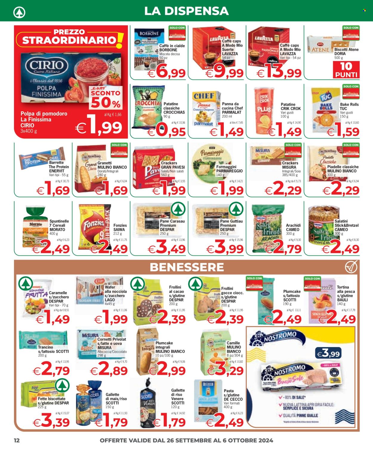 Volantino Eurospar - 26/9/2024 - 6/10/2024. Pagina 12