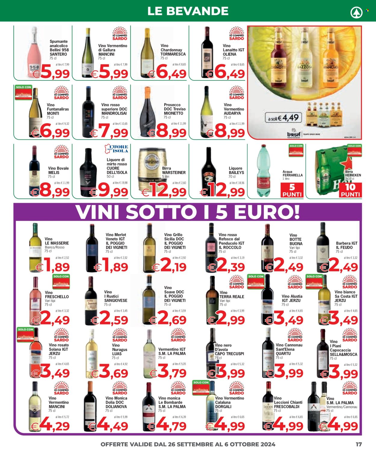 Volantino Eurospar - 26/9/2024 - 6/10/2024. Pagina 17