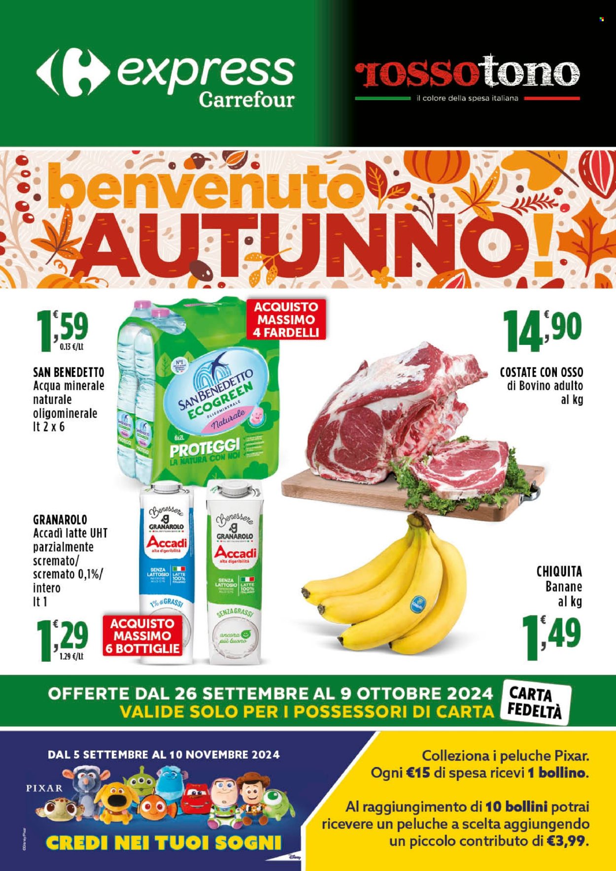 Volantino Carrefour - 26/9/2024 - 9/10/2024. Pagina 1