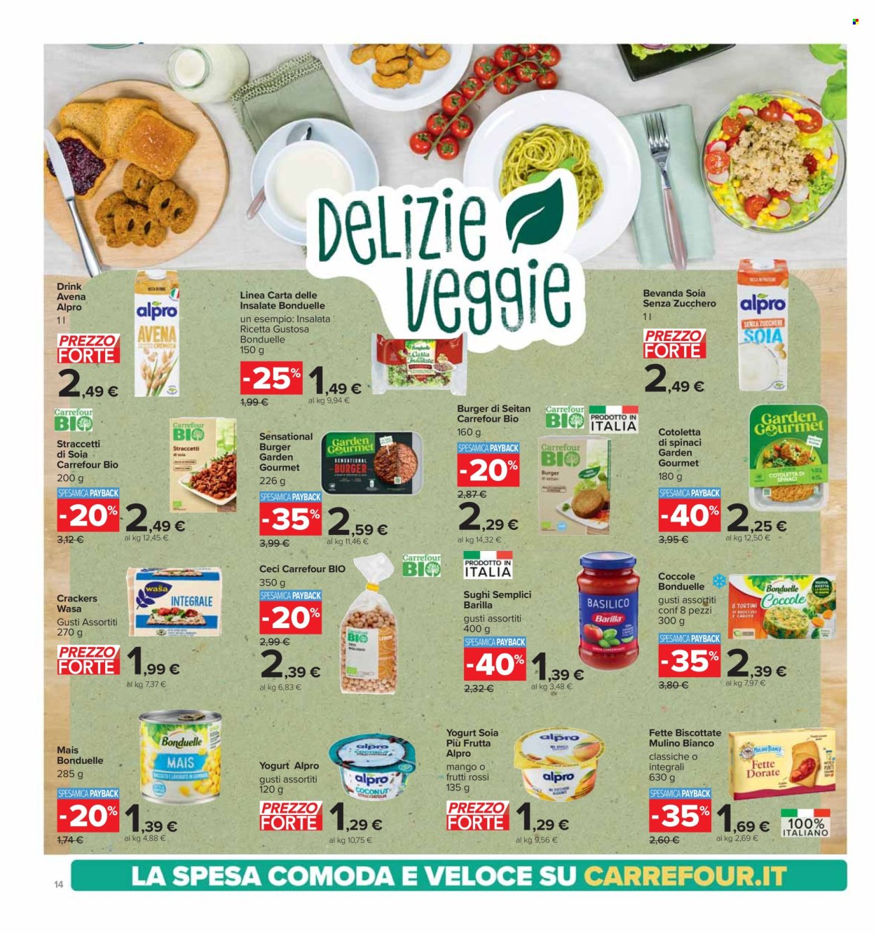 Volantino Carrefour - 26/9/2024 - 10/10/2024. Pagina 14