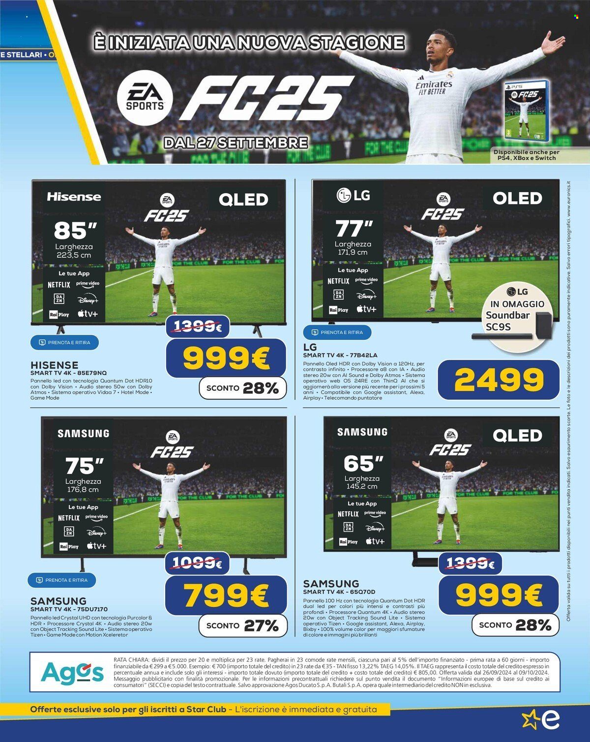 Volantino Euronics - 26/9/2024 - 9/10/2024. Pagina 14
