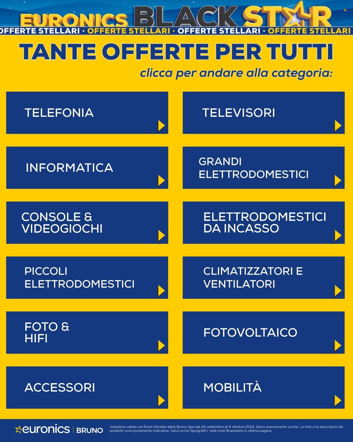 Volantino Euronics - 26/9/2024 - 9/10/2024. Pagina 3