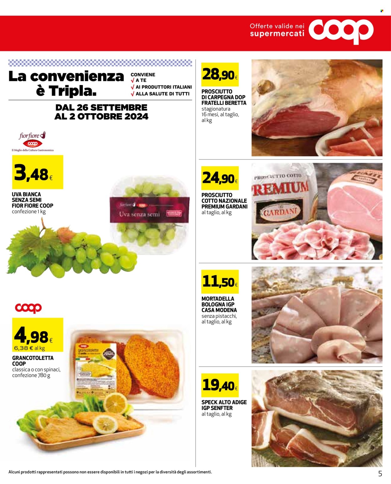 Volantino Coop - 26/9/2024 - 9/10/2024. Pagina 5