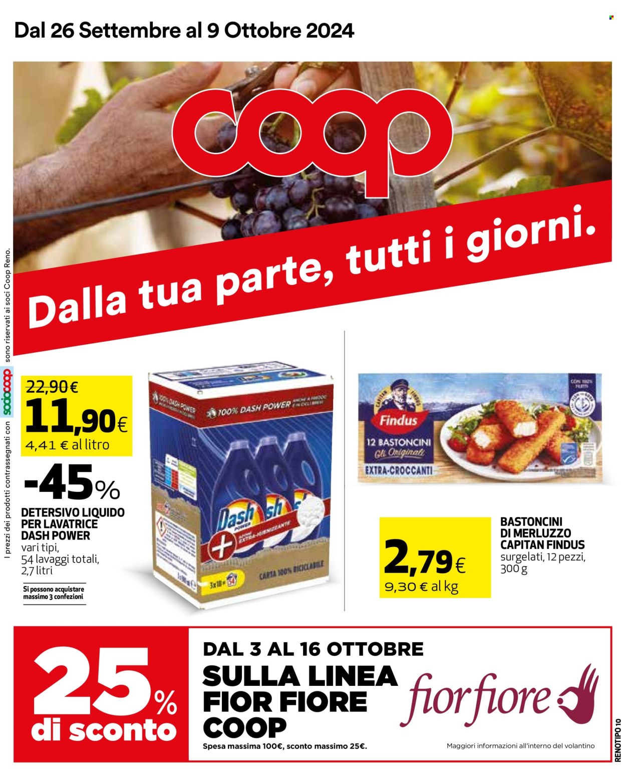 Volantino Coop - 26/9/2024 - 9/10/2024. Pagina 1