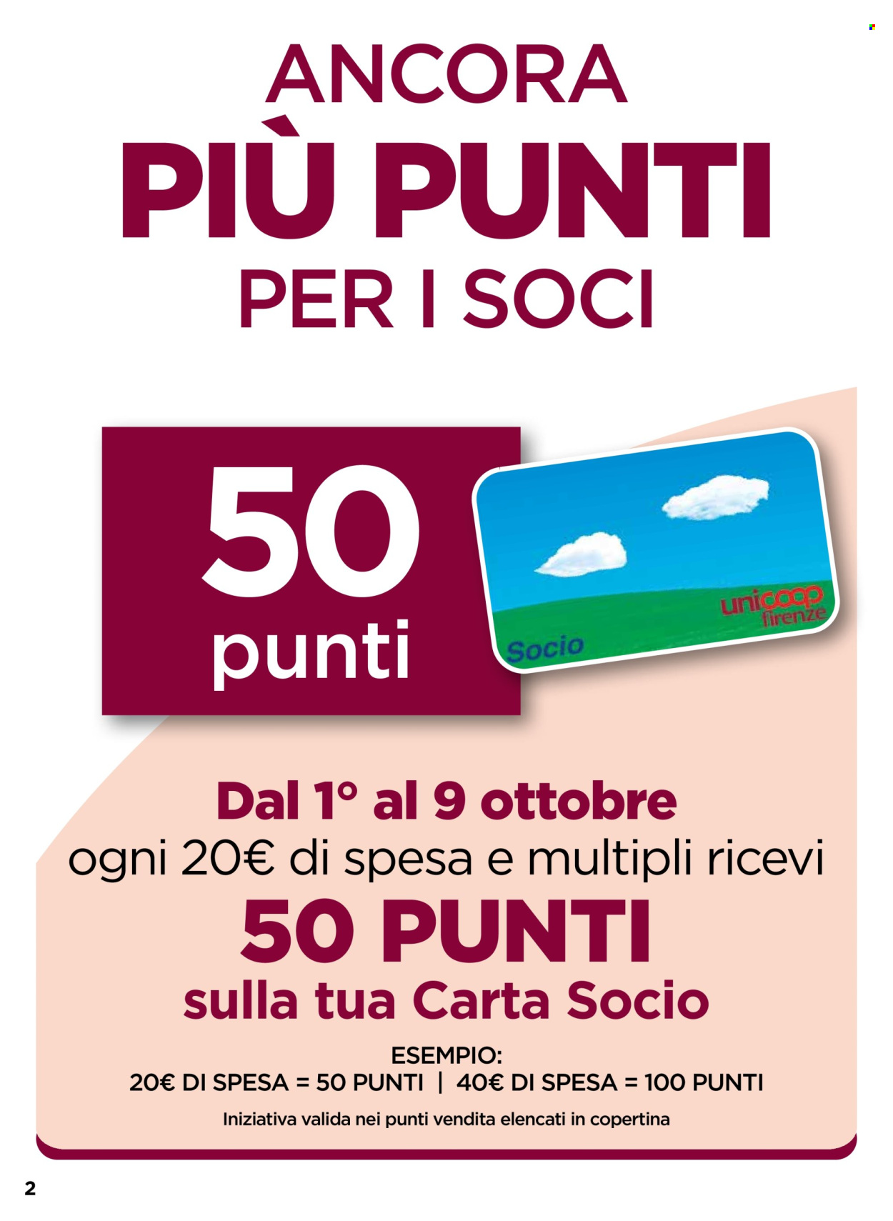 Volantino Coop - 25/9/2024 - 8/10/2024. Pagina 2