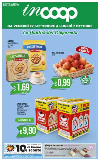 Volantino Coop - 27/9/2024 - 7/10/2024.