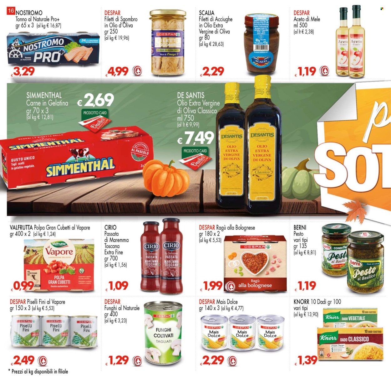 Volantino Eurospar - 26/9/2024 - 9/10/2024. Pagina 16