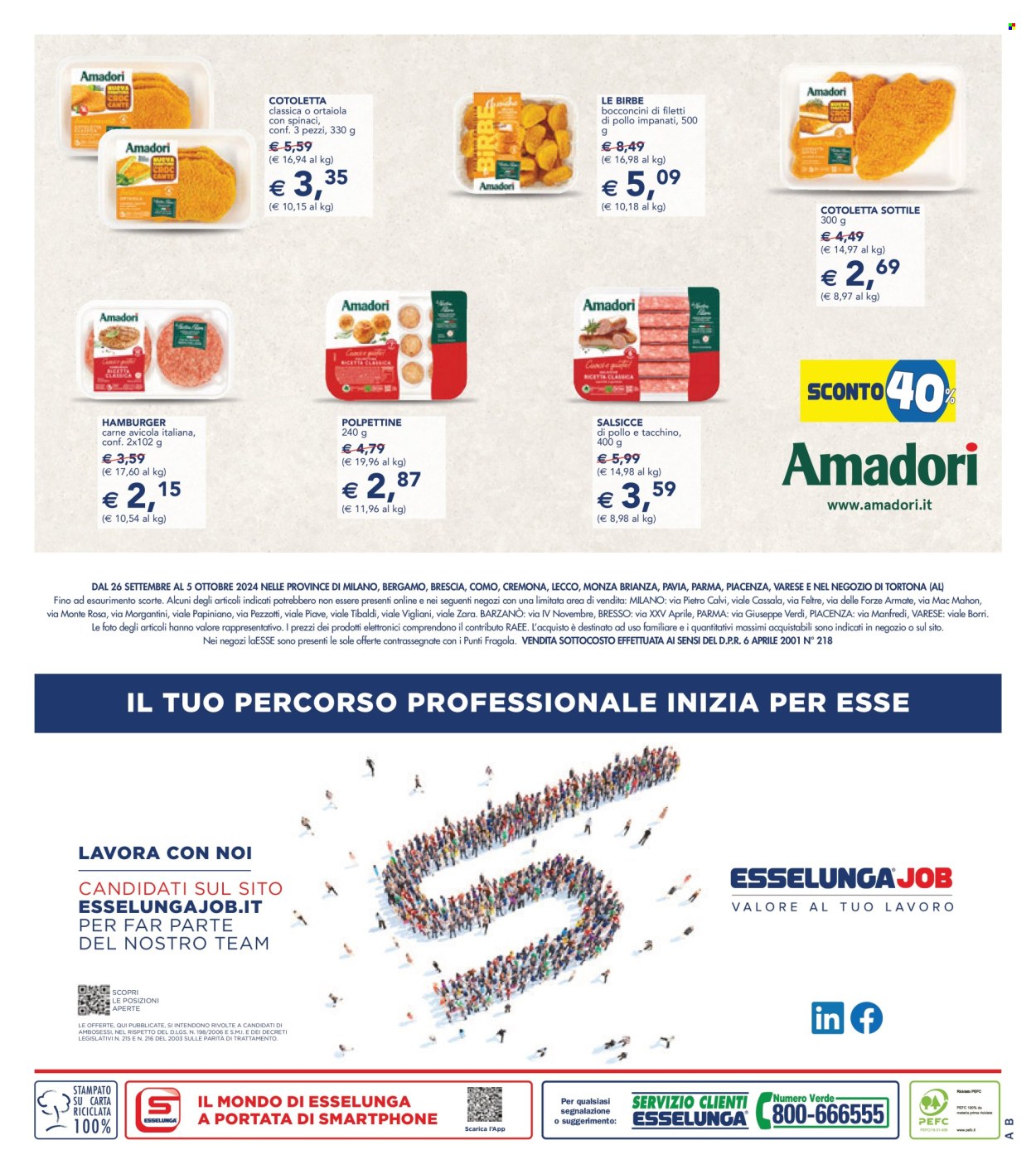 Volantino Esselunga - 26/9/2024 - 5/10/2024. Pagina 26