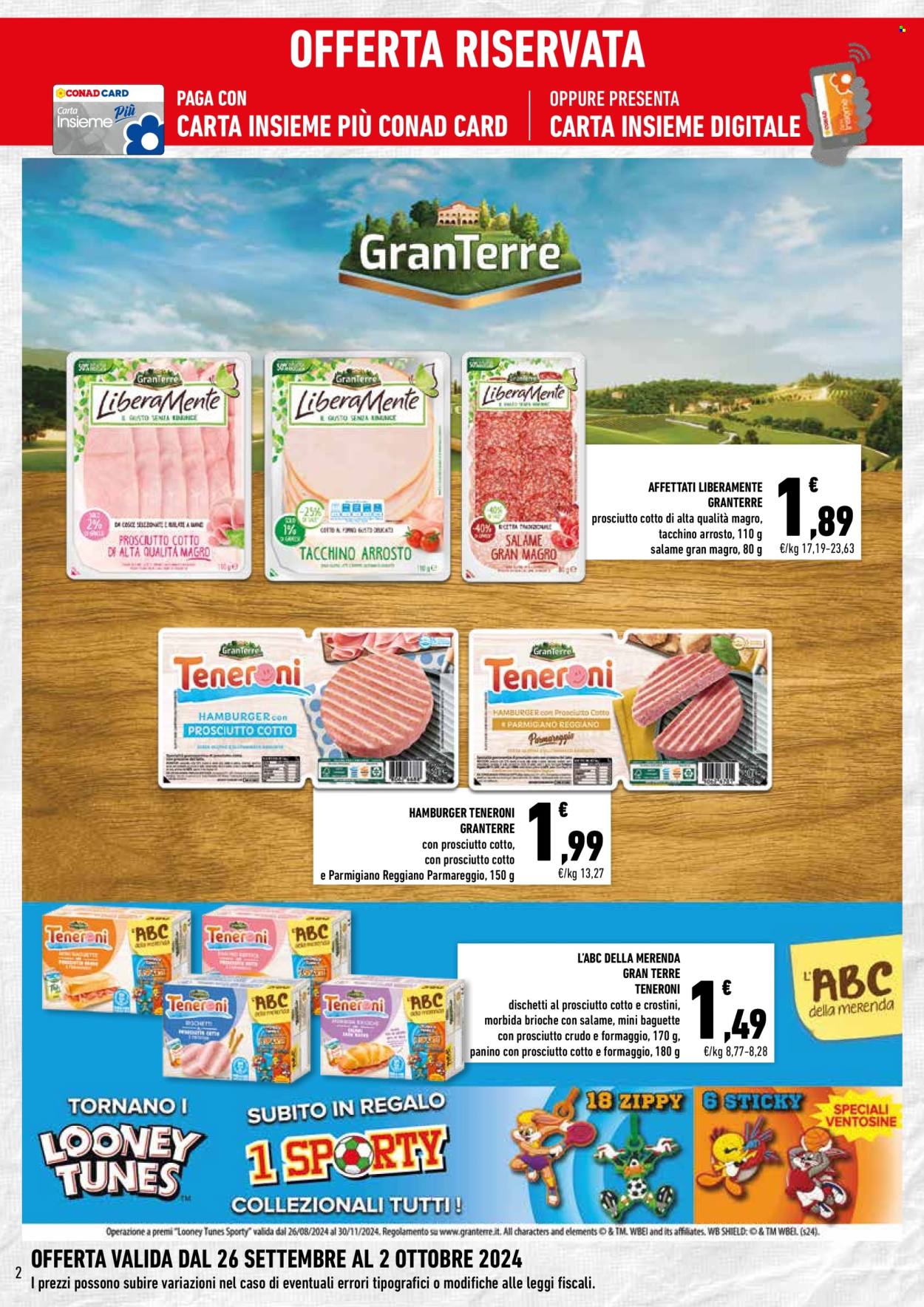 Volantino Conad - 26/9/2024 - 2/10/2024. Pagina 2
