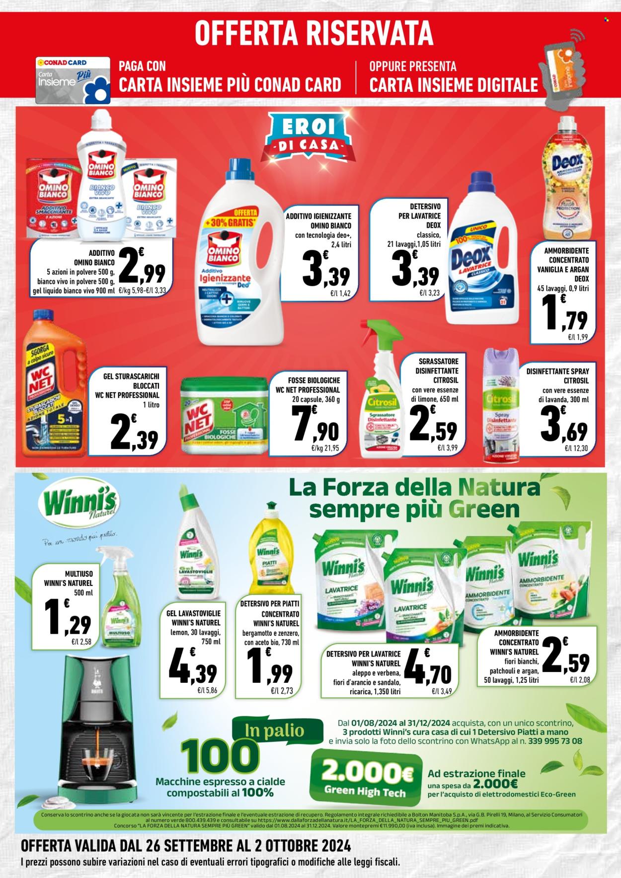 Volantino Conad - 26/9/2024 - 2/10/2024. Pagina 4