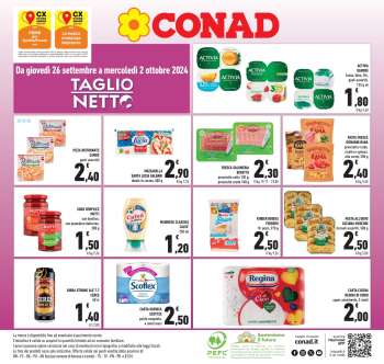 Volantino Conad - 26/9/2024 - 2/10/2024.