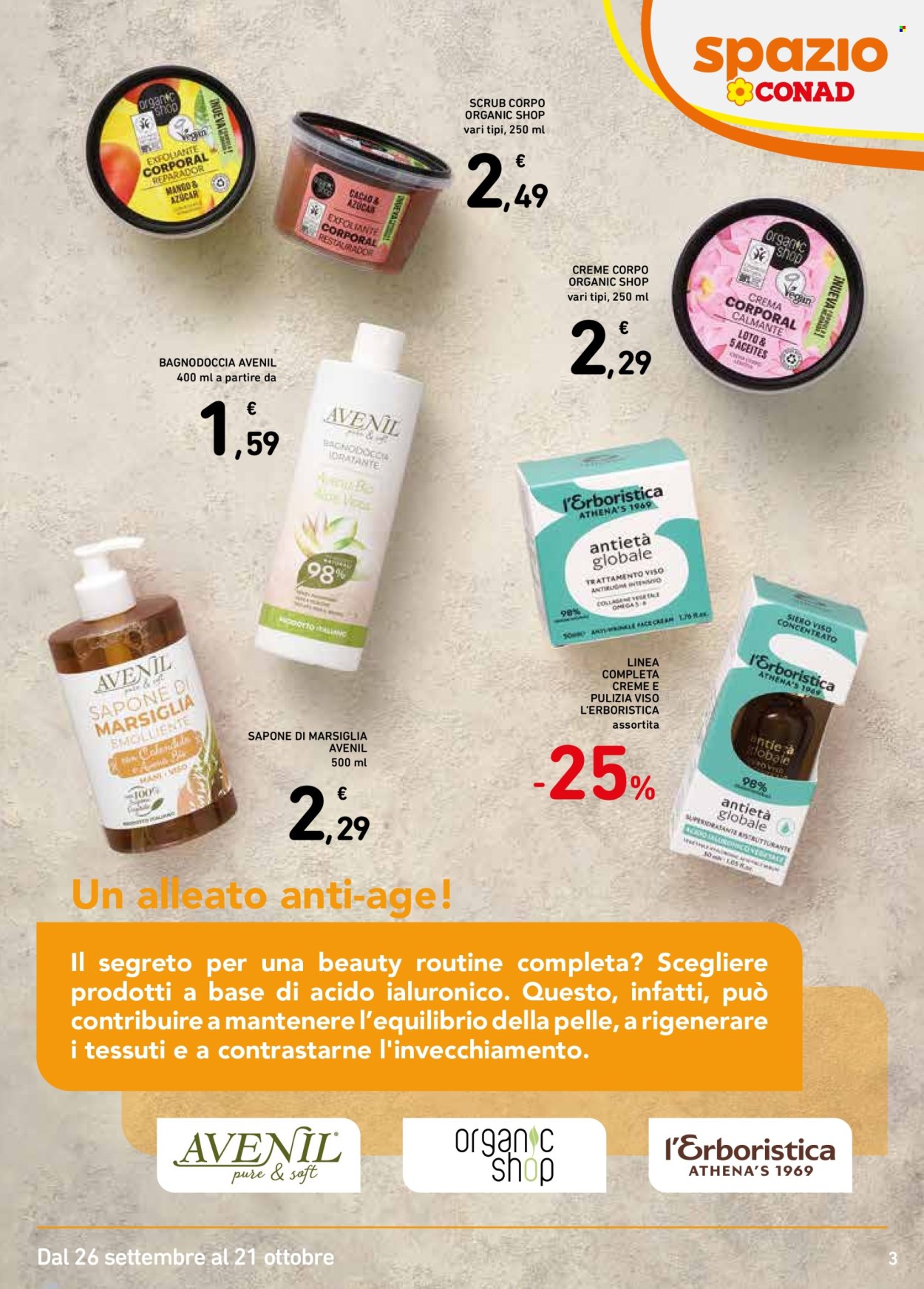 Volantino Spazio Conad - 26/9/2024 - 21/10/2024. Pagina 3