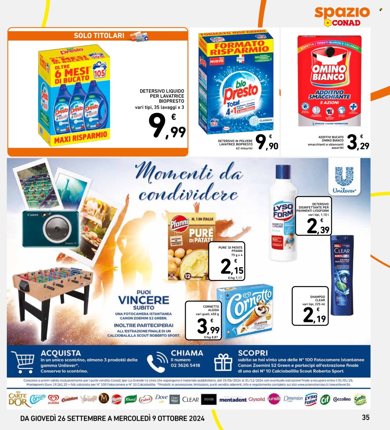 Volantino Spazio Conad - 26/9/2024 - 9/10/2024. Pagina 35