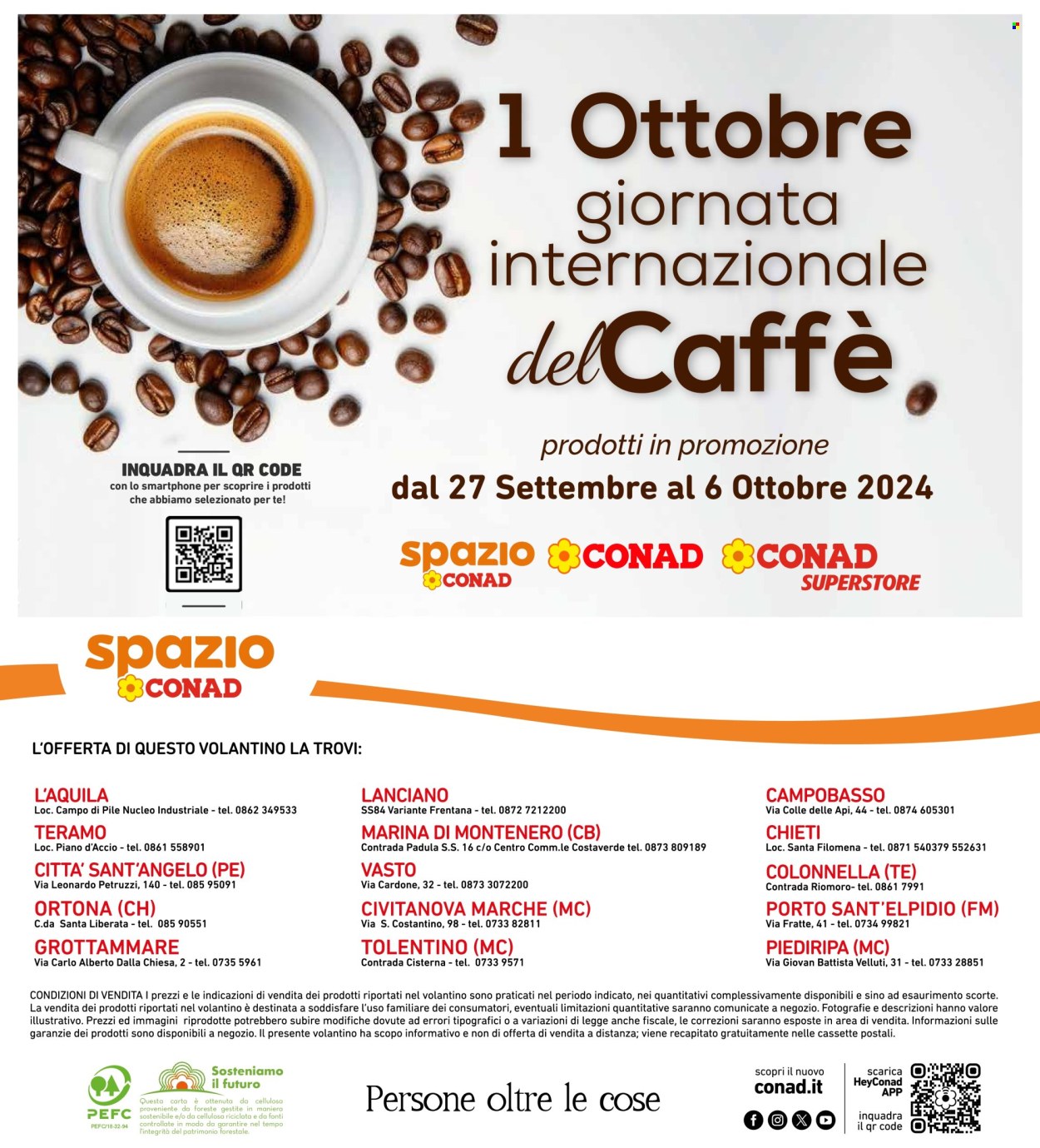 Volantino Spazio Conad - 26/9/2024 - 9/10/2024. Pagina 40