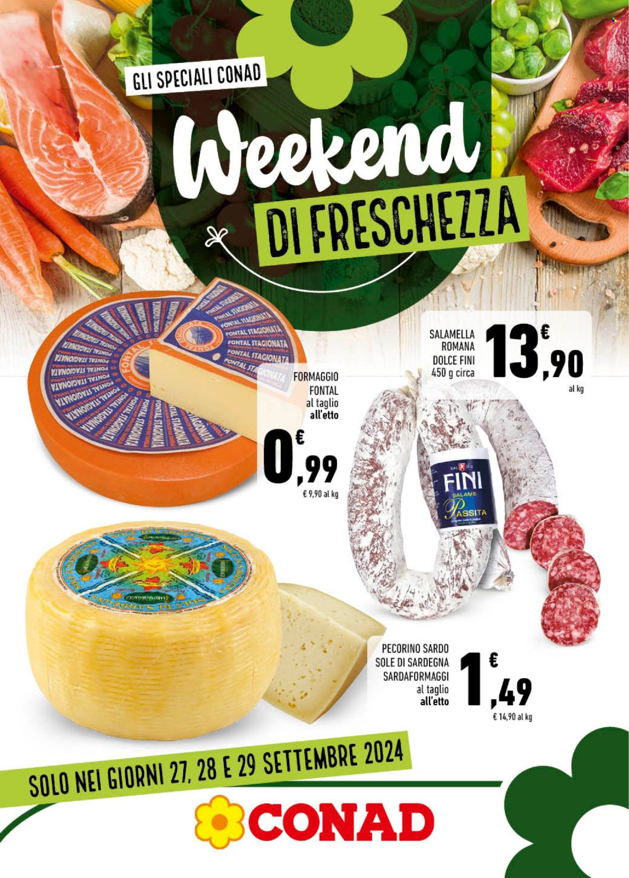 Leták Conad - 27.9.2024 - 29.9.2024. Strana 1