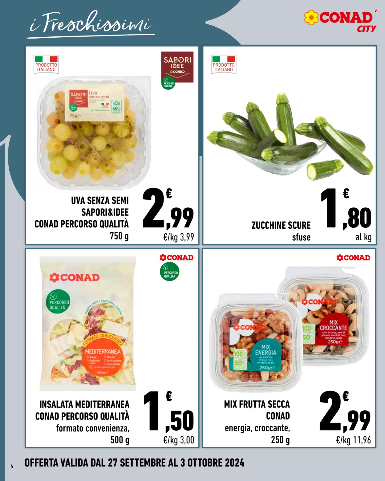 Volantino Conad City - 27/9/2024 - 3/10/2024. Pagina 6