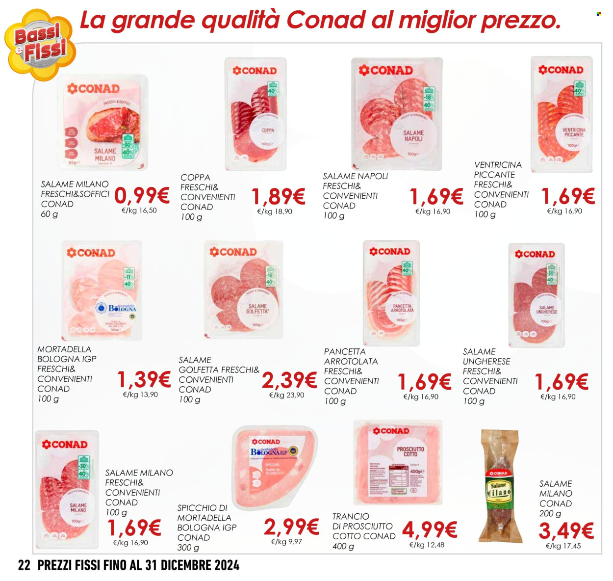Leták Conad - 1.9.2024 - 31.12.2024. Strana 22