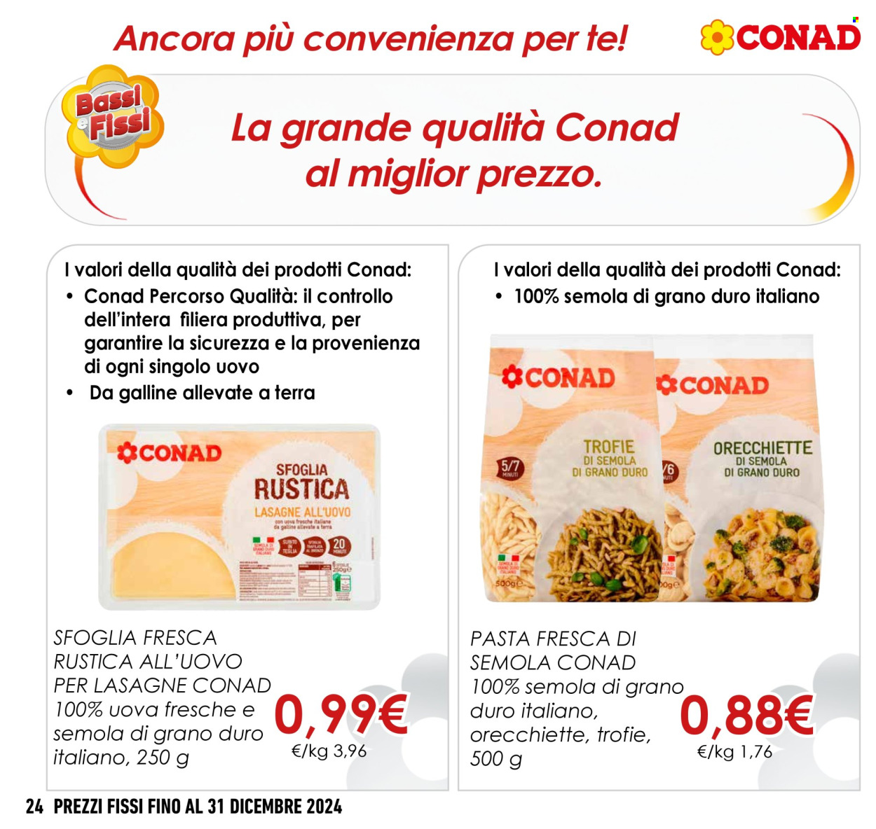 Leták Conad - 1.9.2024 - 31.12.2024. Strana 24