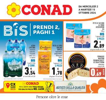 Volantino Conad - 2/10/2024 - 15/10/2024.