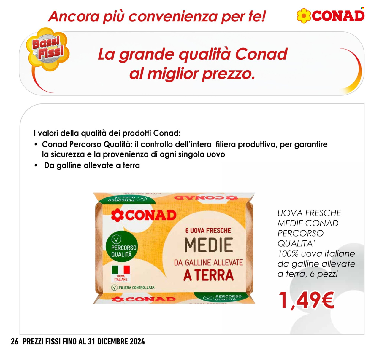 Leták Conad - 1.9.2024 - 31.12.2024. Strana 26