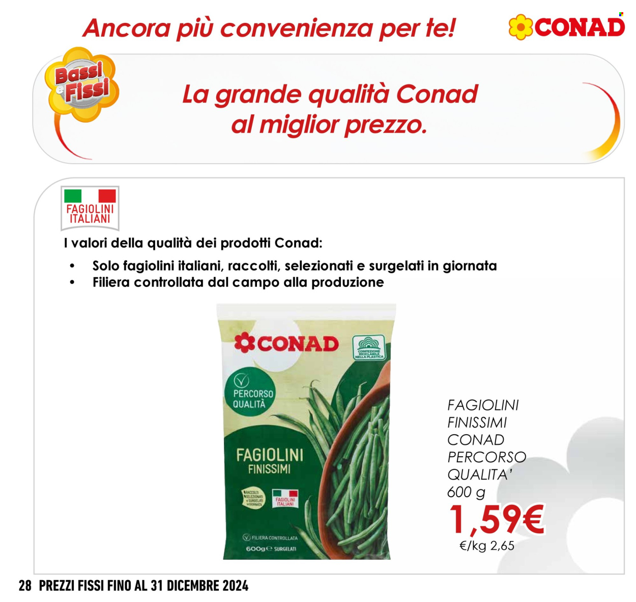 Leták Conad - 1.9.2024 - 31.12.2024. Strana 28