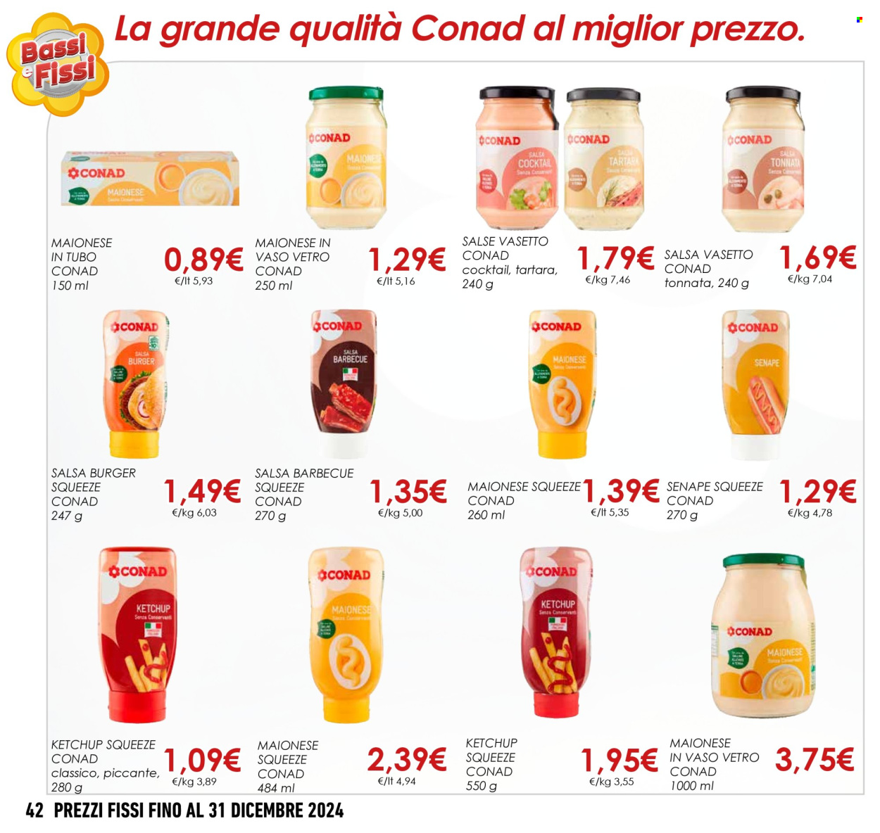 Volantino Conad - 1/9/2024 - 31/12/2024. Pagina 42