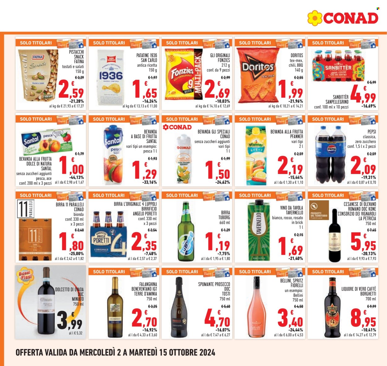 Volantino Conad - 2/10/2024 - 15/10/2024. Pagina 20
