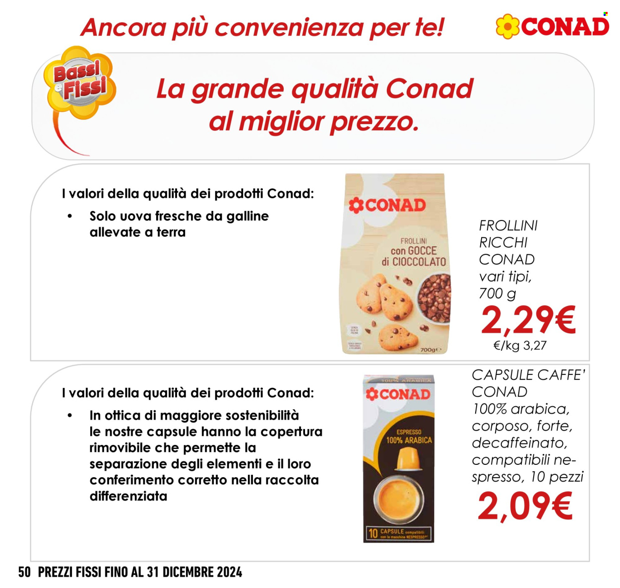 Leták Conad - 1.9.2024 - 31.12.2024. Strana 50
