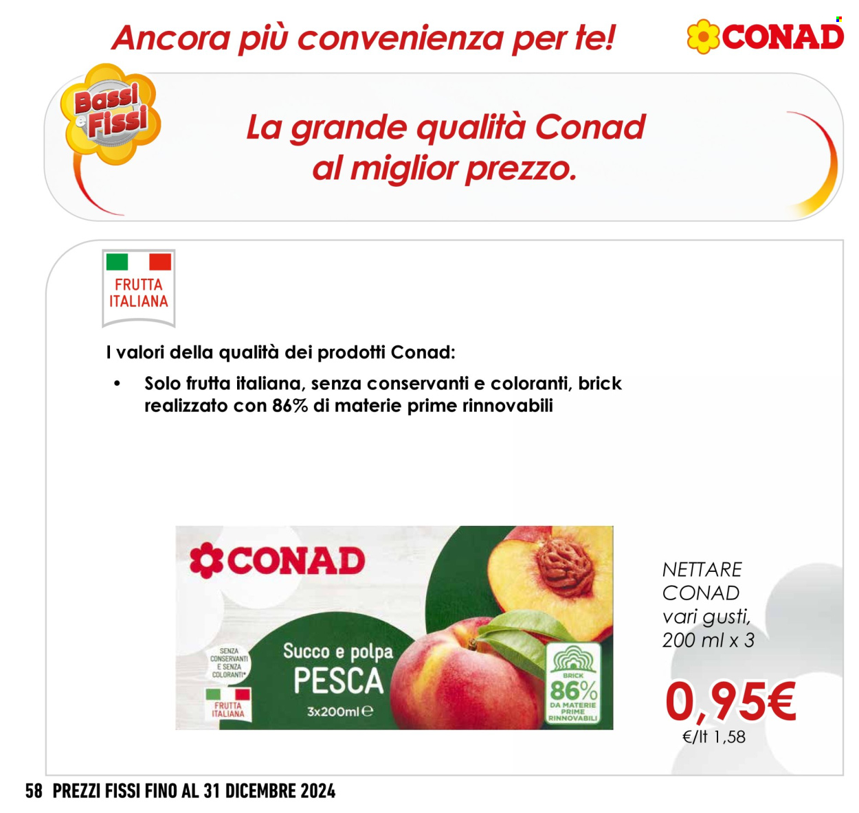 Leták Conad - 1.9.2024 - 31.12.2024. Strana 58
