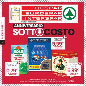 Volantino Despar - 27/9/2024 - 6/10/2024.